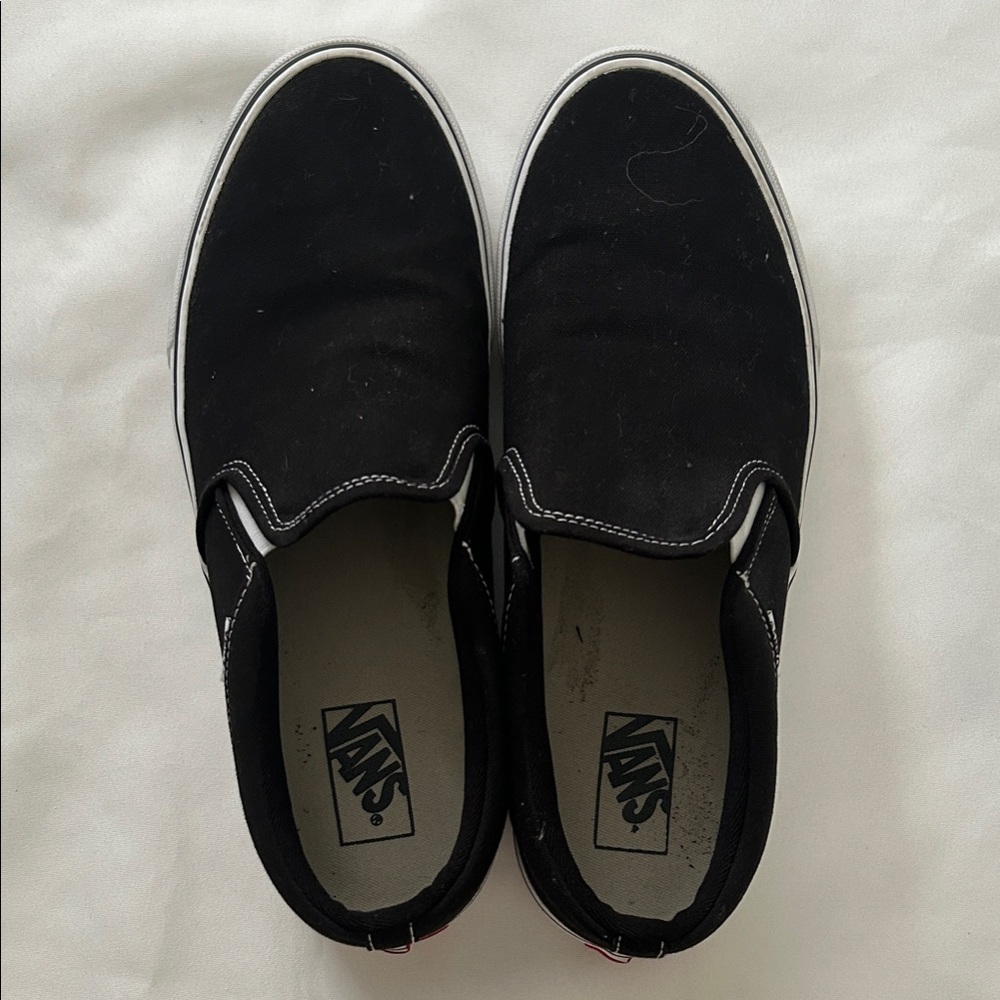 Vans Classic Black Slip-On Shoes